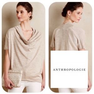 Knitted and Knotted Cowl Neck Top